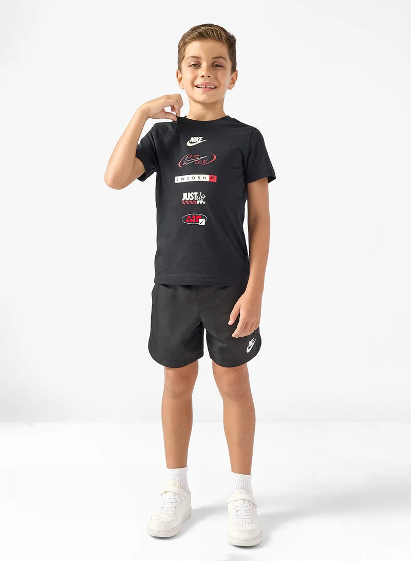 Nike Kids Brandmark Stack T-Shirt