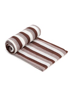 Status Contract All Season Multipurpose Polar Fleece/Summer AC Blanket/Single Bed Blanket/Light Weight Blanket, Brown, 130 X 215 Cm  - Image 5
