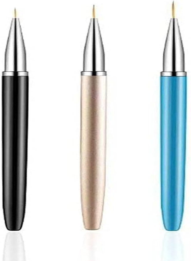Prosopyare 3Pcs Nail Art Brushes Fine Liner,Nail Art Design Tools for DIY Nail Painting Drawing(7/9/11mm) - Image 1