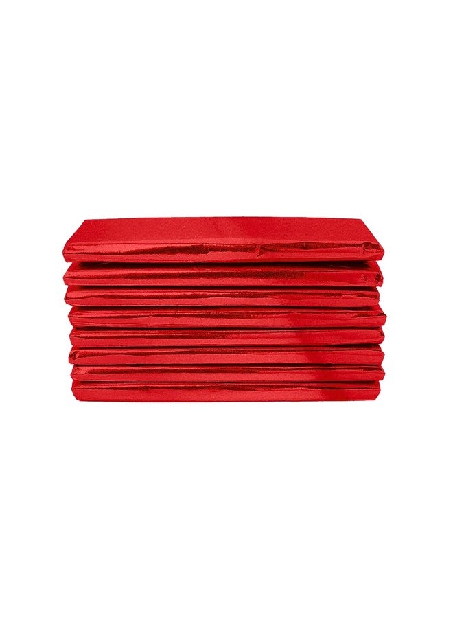 FOILMAN Foil Wrapper - Pack of 100 Candy Bar Wrappers with Thick Paper Backing - Folds and Wraps Well - Best for Wrapping 1.55Oz Candies/Chocolate Bars/Gifts - Size 6 x 7.5-inch (Red) - Image 2