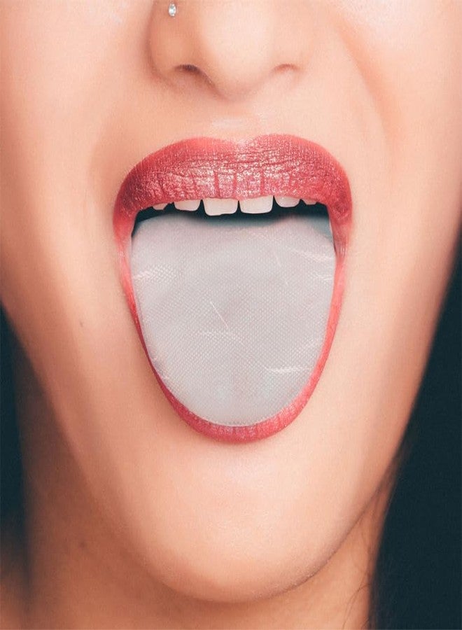 KOMBIUDA 50Pcs Disposable Tongue Protective Sleeves Clear Plastic Tongue Covers for Medicine Intake Comfortable Fit for Kids and Adults Oral Care - Image 3