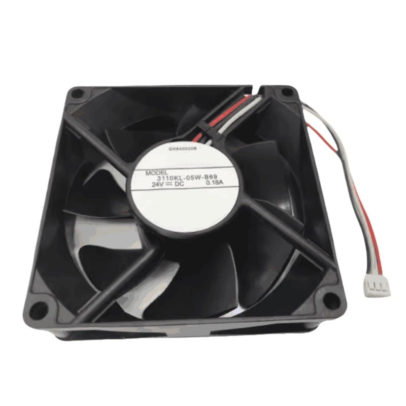 80x80x25mm 24V 0.18A 8CM مروحة تبريد 3110KL 05W B69 DC بدون فرشاة - Image 2