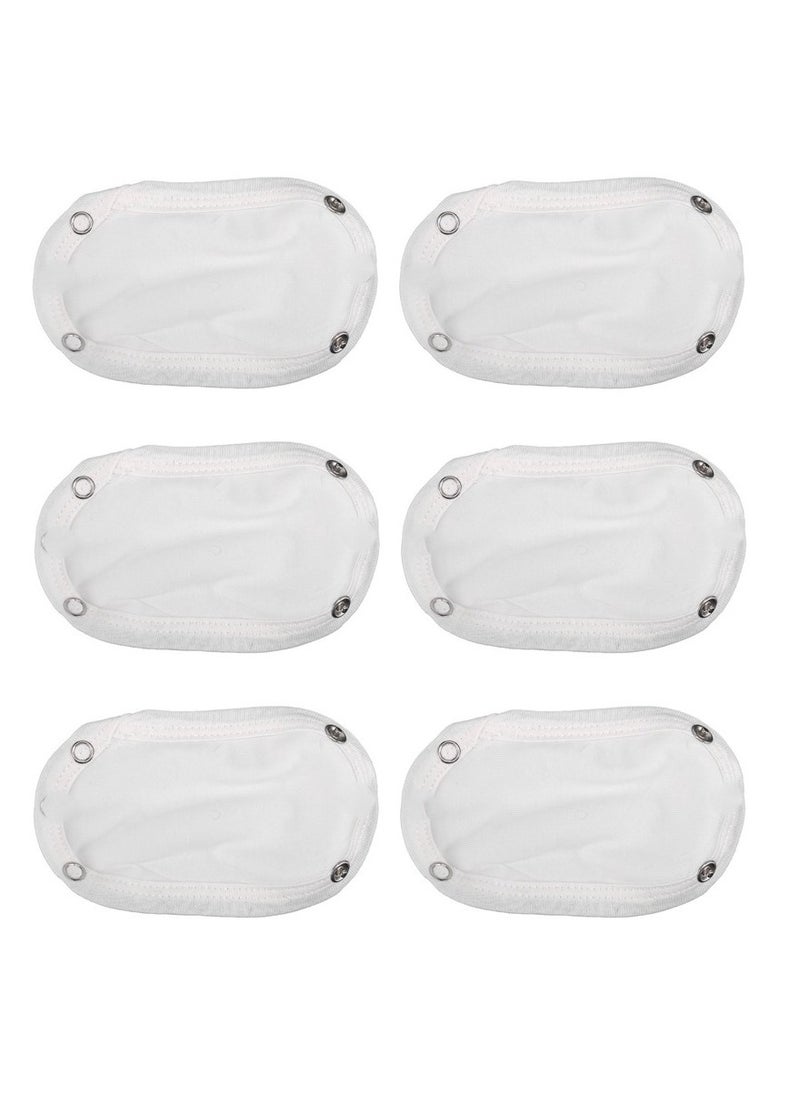 Generic Salopette Extender for Babies – The Quality Your Child Deserves for Lasting Comfort (6 Pieces) – White  - Image 1