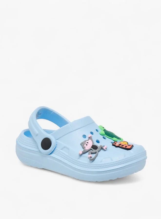 LBL by Shoexpress Boys Animal Accent Clogs with Backstrap