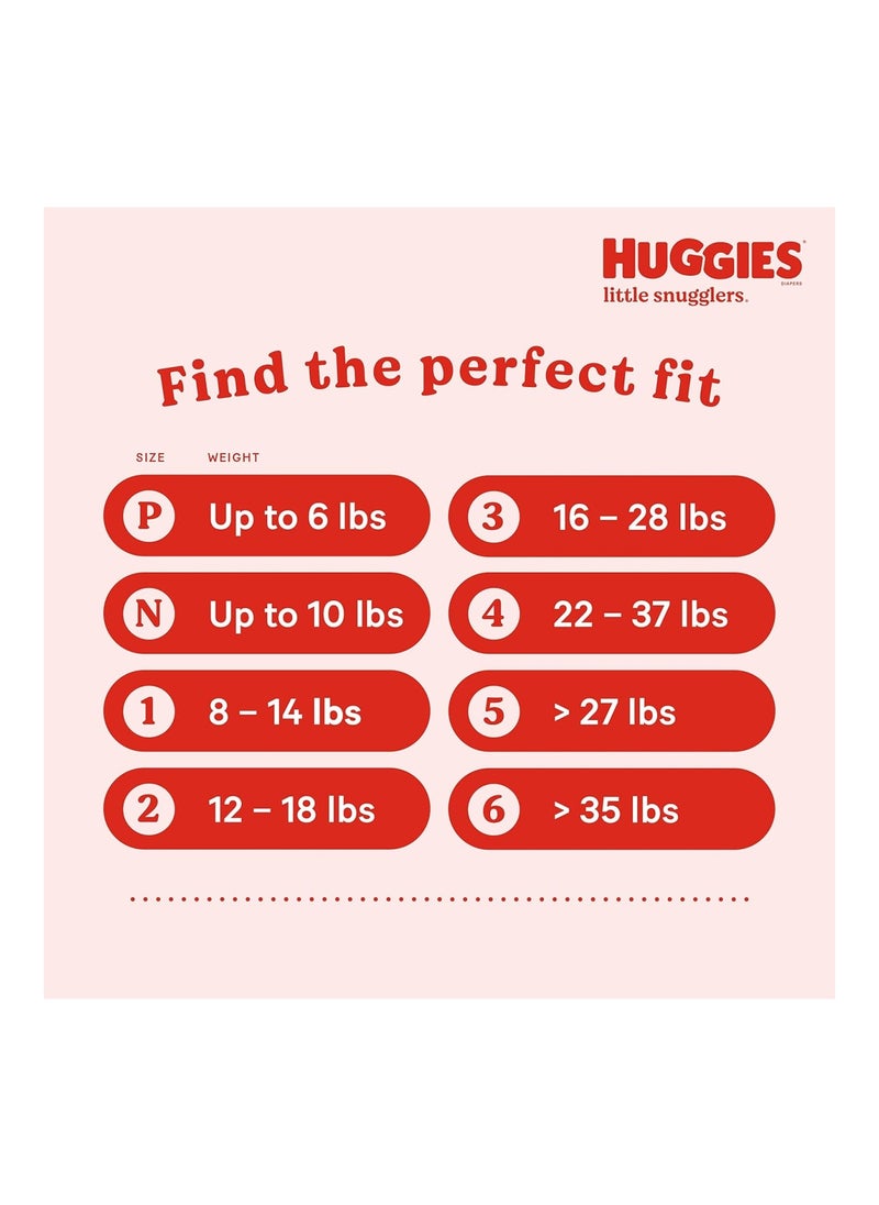 Kimberly-Clark Huggies Little Snugglers Baby Diapers Size 2 12 18 Lb 29 Ct Jumbo Pack Packaging May Vary  - Image 3