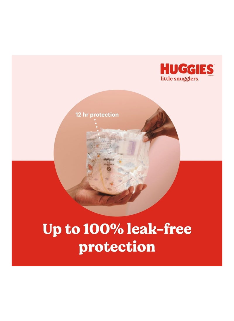 Kimberly-Clark Huggies Little Snugglers Baby Diapers Size 2 12 18 Lb 29 Ct Jumbo Pack Packaging May Vary  - Image 4