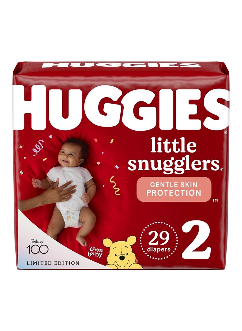 Kimberly-Clark Huggies Little Snugglers Baby Diapers Size 2 12 18 Lb 29 Ct Jumbo Pack Packaging May Vary  - Image 1