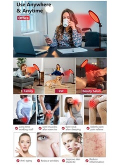 M MIAOYAN LED red light therapy lampred light therapy large row of lamps bracket human body/pet therapy lamp  - Image 3
