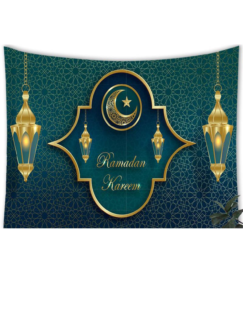Bluejw 200x150cm Muhammed Ramadan Decorative Mural Tapestry - Image 1