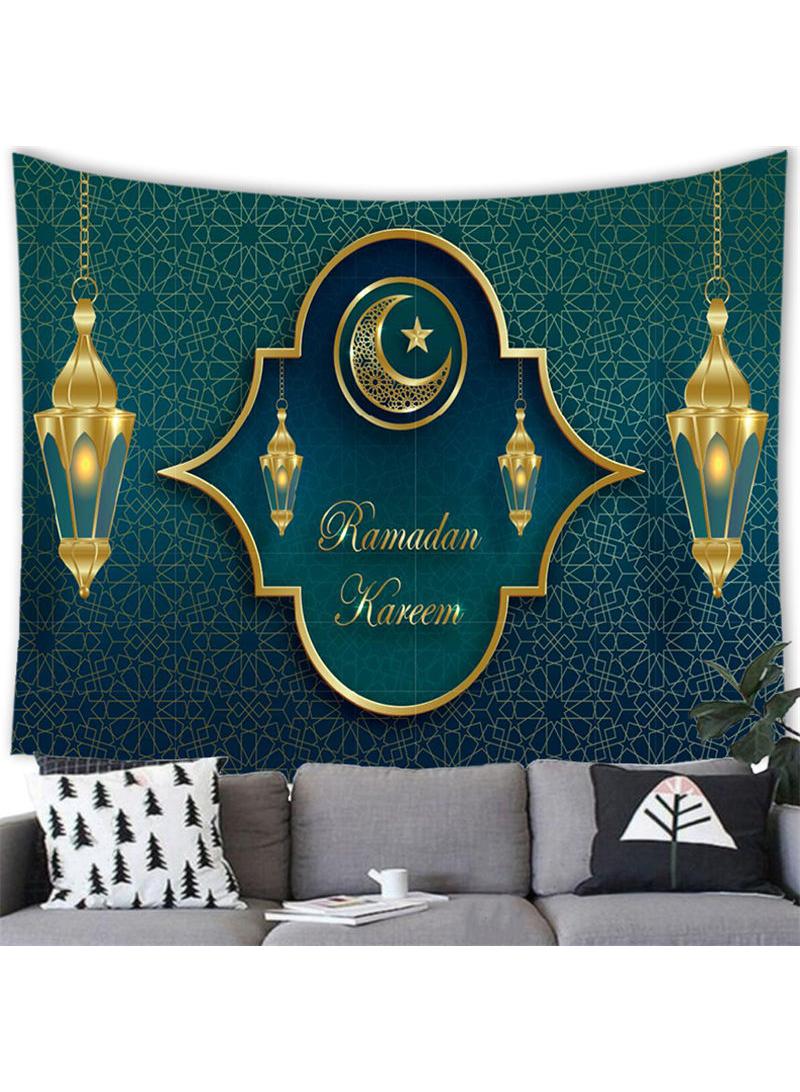 Bluejw 200x150cm Muhammed Ramadan Decorative Mural Tapestry - Image 2