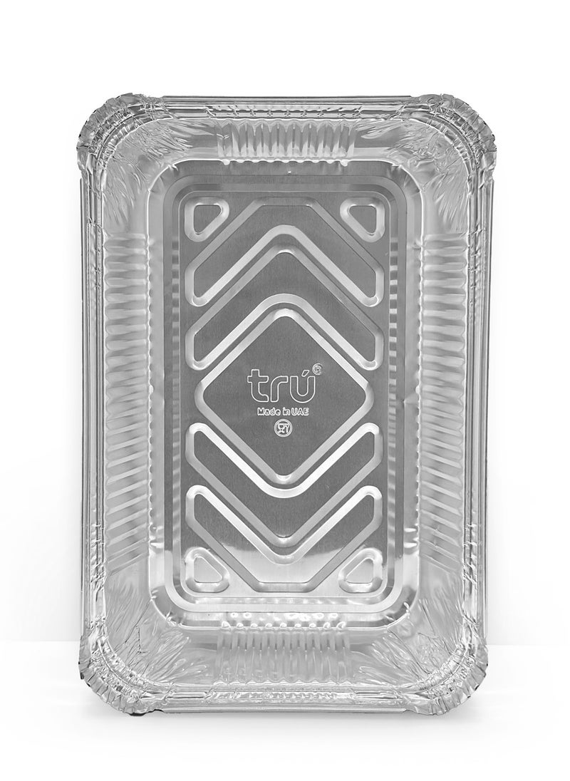 Tru Aluminum Food Containers 8389 890cc 1000pcs with Lids  - Image 2
