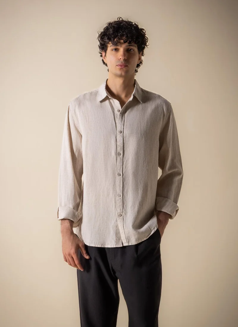 RELAXED FIT TENCEL SHIRT