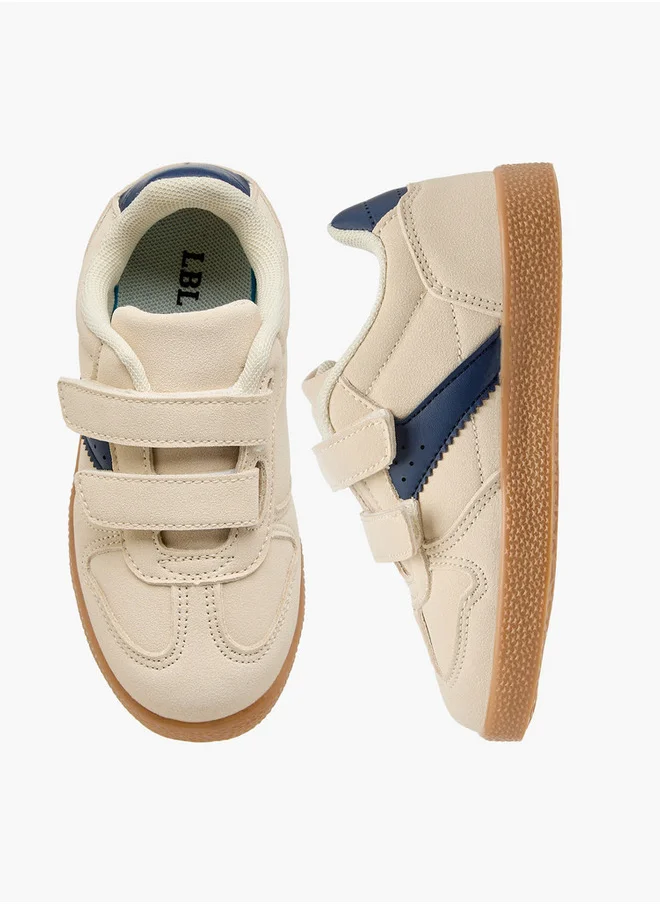 LBL by Shoexpress Boys Panelled Sneaker with Hook and Loop Closure