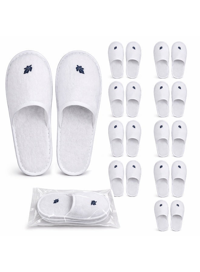 Bliss Casa Disposable Hotel Slippers, Closed Toe, Soft & Comfortable, Non-Slip Sole, Individually Packed, Ideal for Hotels, Spa & Guest Use - Image 1