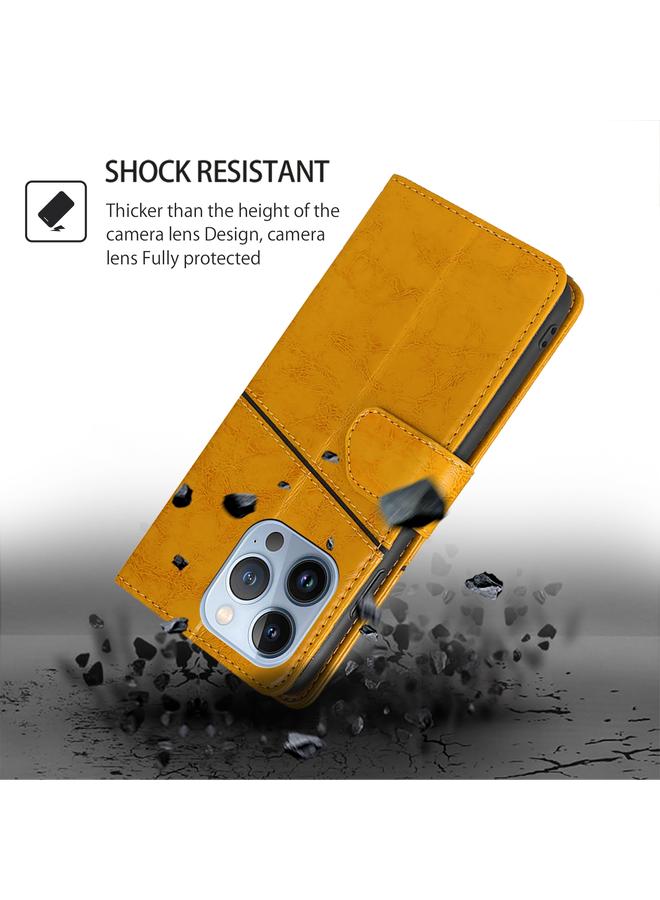 اس-توب جراب هاتف Itel S24 4G مصنوع من الجلد بخياطة هندسية - Image 4