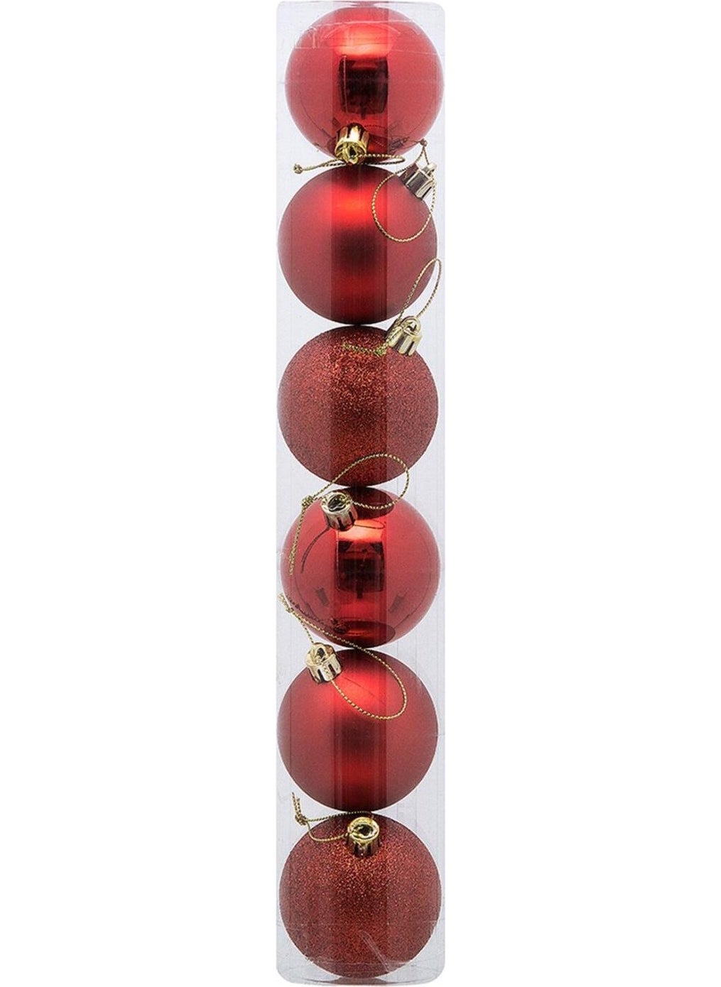 Christmas Tree Decorations 4 cm Red Ball Ornament 6 Pack Red New Year Decorations - pzsku/Z2EE1B717252FF4E374DFZ/45/_/1728631239/8606f4e5-b085-4d8d-af71-53160ae71b91