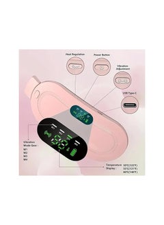 Generic Electric Heating Belt for Women – Pain Relief with 3 Heat Levels & 4 Massage Modes, Portable & Rechargeable – Pink  - Image 3