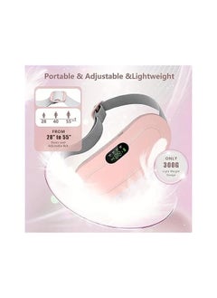 Generic Electric Heating Belt for Women – Pain Relief with 3 Heat Levels & 4 Massage Modes, Portable & Rechargeable – Pink  - Image 5