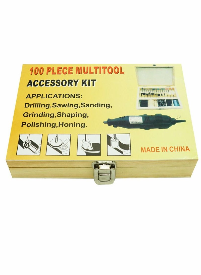 Rotary tool accessories kit for sanding polishing cutting carving wood stone jewelry glass stone ceramic Compatible with Dremel tool kit 100pcs  - Image 2