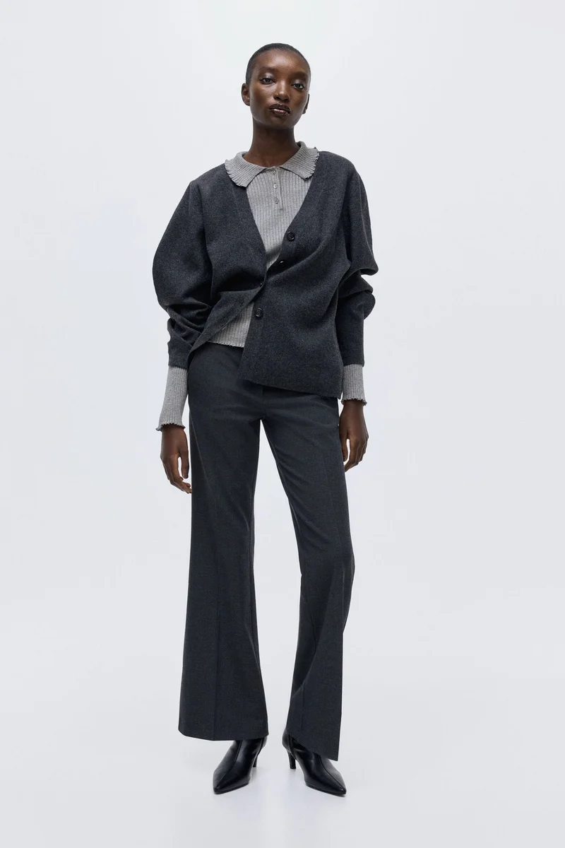 H&M Rib-knit polo jumper