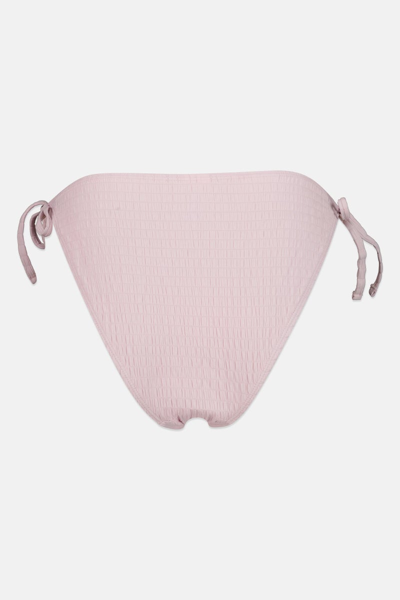 Lefties Women Textured Non Padded  Bikini Bottom, Pink - Image 3
