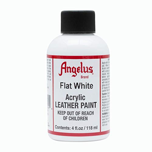 Angelus Leather Paint 4 oz Flat White - Image 4