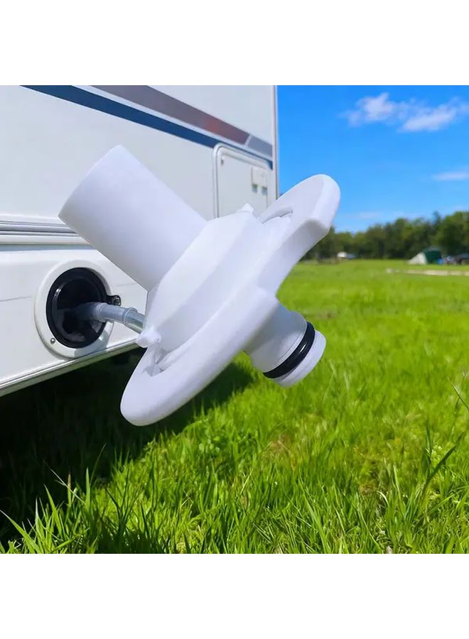 محول تعبئة مياه للحفارات الأبيض، مدخل بدون استخدام اليدين، سهل التركيب، مصنوع من البلاستيك المتين، يناسب معظم الموديلات - Image 1