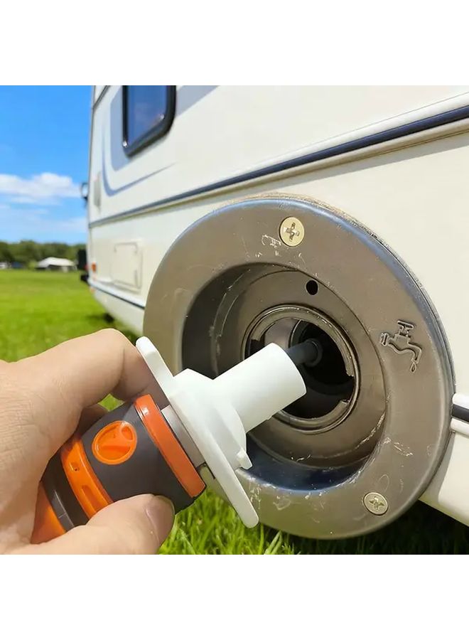 محول تعبئة مياه للحفارات الأبيض، مدخل بدون استخدام اليدين، سهل التركيب، مصنوع من البلاستيك المتين، يناسب معظم الموديلات - Image 2