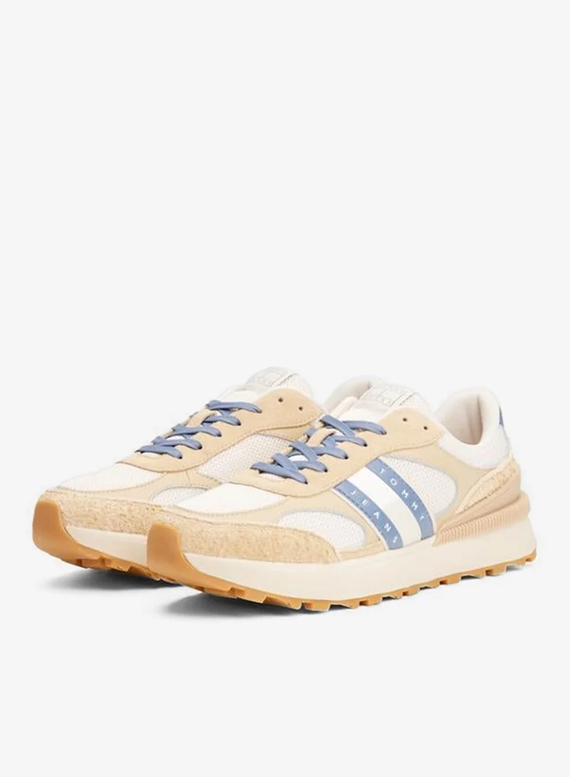TOMMY JEANS Beige Casual Low Top Sneakers for Men | Best Price UAE