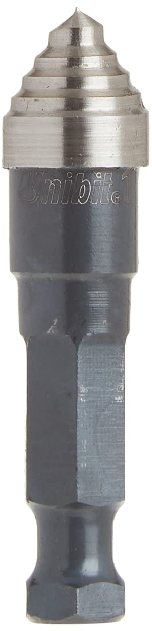 Irwin Tools - 10312ZR Unibit #12 3/8-Inch Step-Drill Bit, 1/4-Inch Shank (10312) Black - Image 3