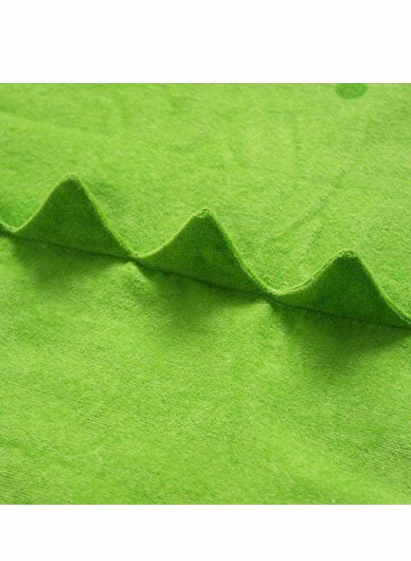 واي آند دي Kids Bath Towels,Premium Hooded Towel for Toddlers Highly Absorbent Coral Fleece Bathrobe Boys Girls Organic Cotton Baby Robe Natural Dye Premium (Green Dinosaur) - Image 4