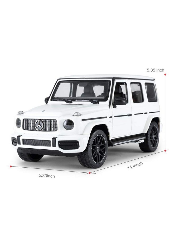 RASTAR - RASTAR Off-Road Remote Control Car, 1:14 Mercedes-AMG G63 R/C Off-Roader Toy Car, Doors Open/Working Lights - White/2.4Ghz - Image 1