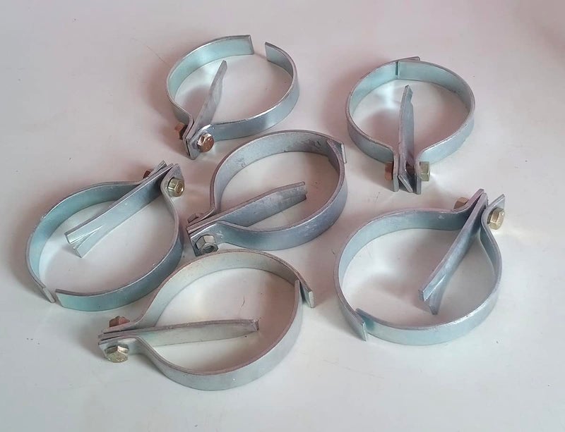 PVC Water Line Clamp 6 Pcs 15 inch Silver  - Image 4