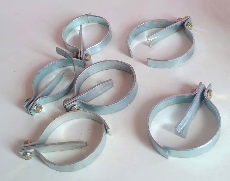 PVC Water Line Clamp 6 Pcs 15 inch Silver  - Image 2