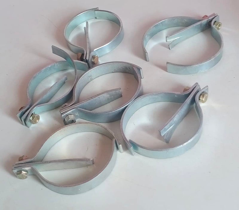 PVC Water Line Clamp 6 Pcs 15 inch Silver  - Image 3