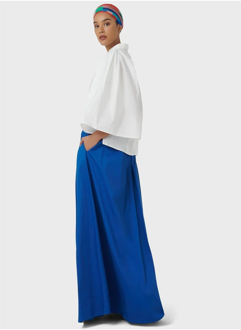 leem Maxi Knife Pleat Skirt