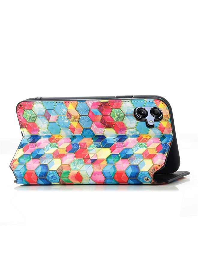 اس-توب جراب لهاتف Samsung Galaxy A04E CaseNeo جراب هاتف جلدي مغناطيسي ملون - Image 3