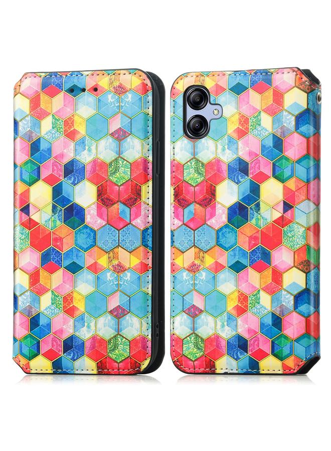 اس-توب جراب لهاتف Samsung Galaxy A04E CaseNeo جراب هاتف جلدي مغناطيسي ملون - Image 2