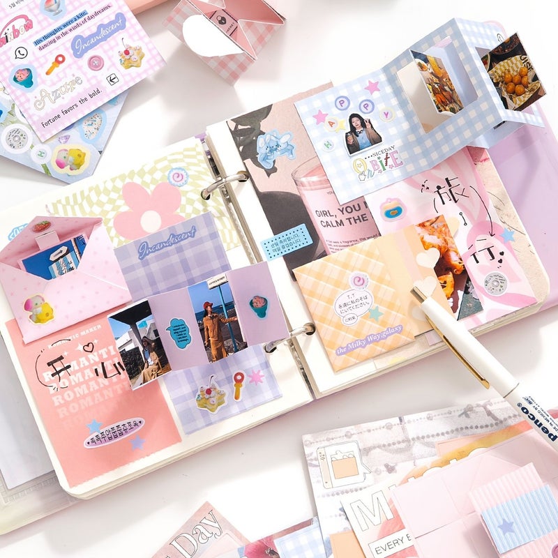M5 Creative Mechanism Material Pack Cozy Harbor 10 Patterns DIY Scrapbooking Journal - Image 3