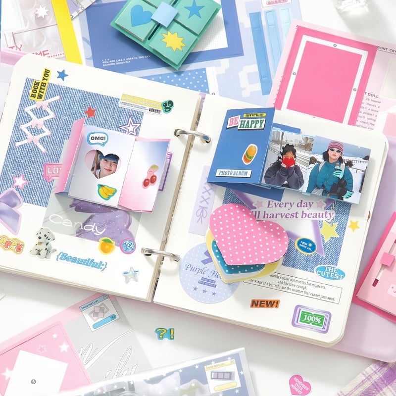 M5 Creative Mechanism Material Pack Cozy Harbor 10 Patterns DIY Scrapbooking Journal - Image 4