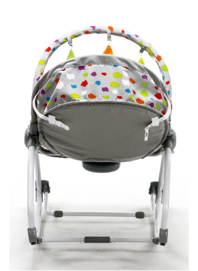 asalvo - BABY BOUNCER EVOLUTIVA 2 in 1 - ZEPPELIN - Image 1