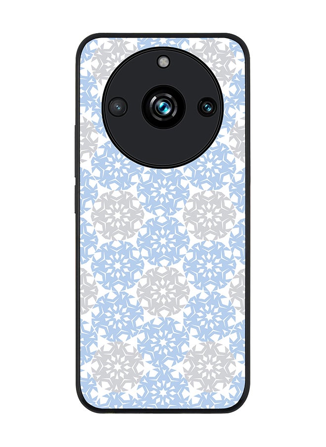 Stylizedd - Rugged Black Edge case for Realme 11 Pro/Realme 11 Pro+, Custom Slim fit Flexible Anti Drop Thin Phone Case Cover - Frozen Snowflakes - Image 1