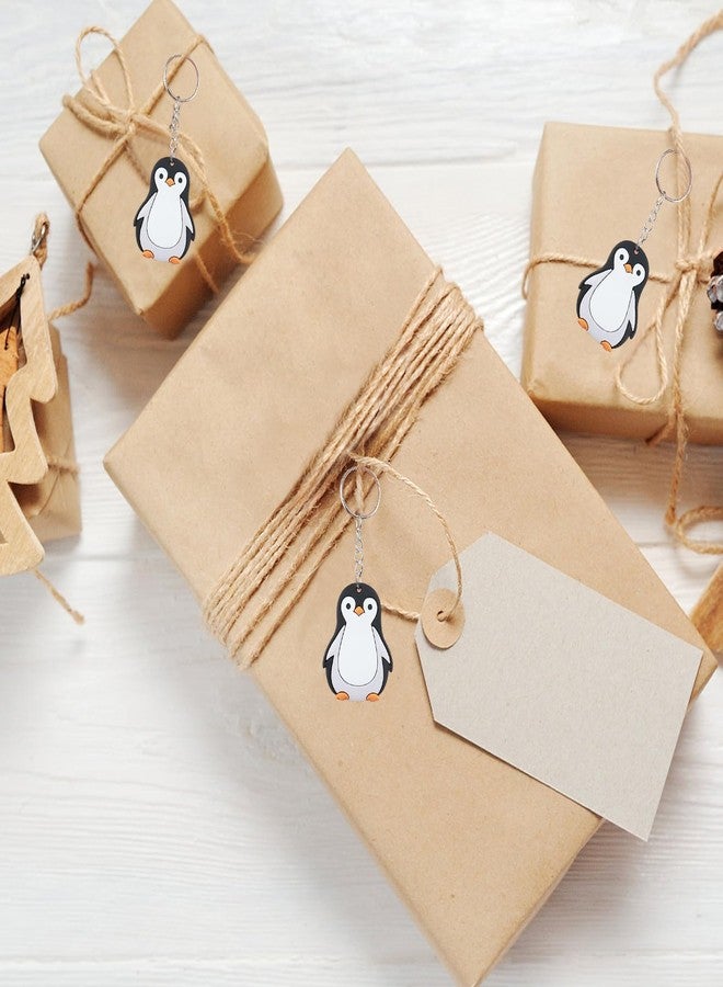 Mirabuy 40 Pack Penguin Keychains Key Rings for Polar Arctic Winter Animals Lovers, Penguin Keyrings forPolar Animals Lovers Gifts - Image 3