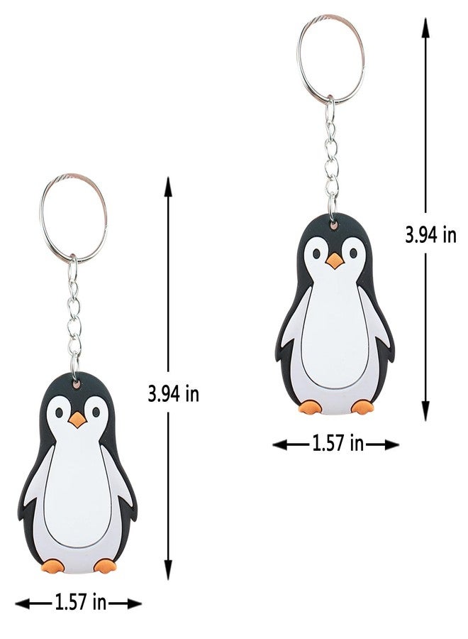 Mirabuy 40 Pack Penguin Keychains Key Rings for Polar Arctic Winter Animals Lovers, Penguin Keyrings forPolar Animals Lovers Gifts - Image 4