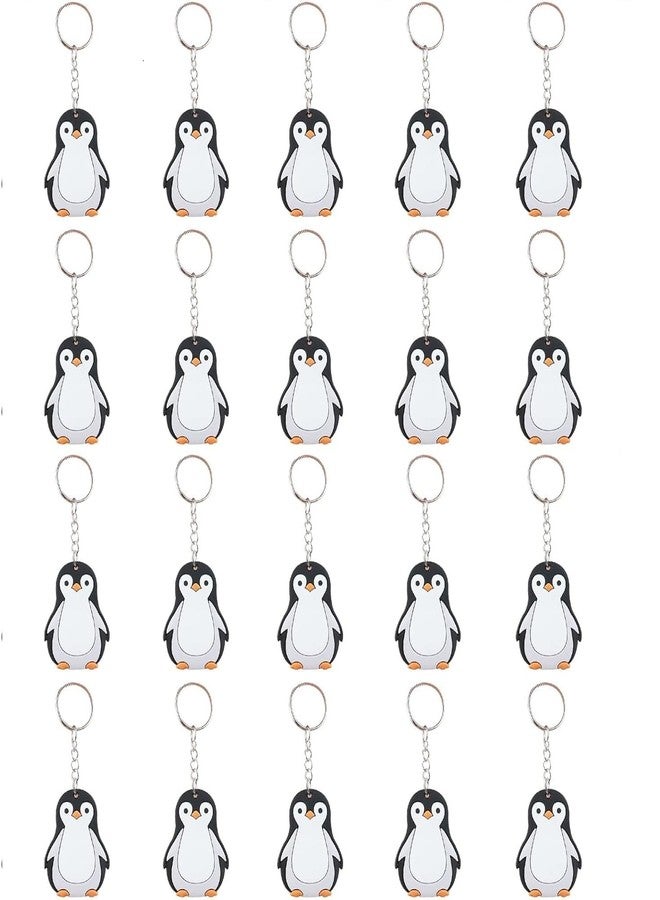 Mirabuy 40 Pack Penguin Keychains Key Rings for Polar Arctic Winter Animals Lovers, Penguin Keyrings forPolar Animals Lovers Gifts - Image 2