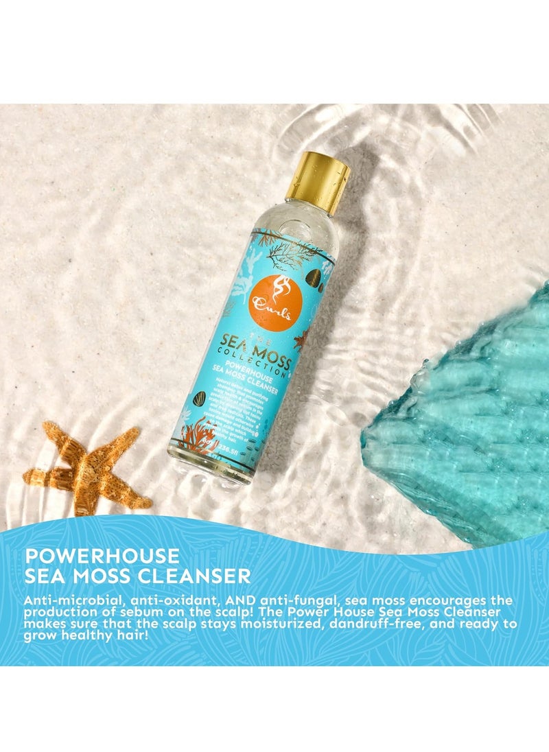 Curls Curls Sea Moss Powerhouse Hair Cleanser - Natural Detox Shampoo - Promotes Scalp Health - Prevents Damage and Build-up - For All Types 8oz  - Image 2