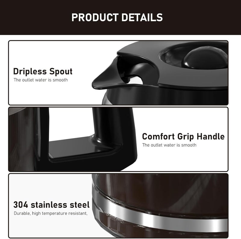 Colidier 12-Cup Coffee Pot Replacement Compatible with Cuisinart Coffee Maker Models SS-12, SS-15, SS-16, DCC-1100BK, DCC-1200, DCC-2650, CHW-12P1, DGB-400, DGB-550BK, DGB-550BK1, DGB-625BC and DGB-700BC - Image 3