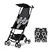 gb Pockit Air All Terrain Ultra Compact Lightweight Travel Stroller with Breathable Fabric in Velvet Black - Image 2