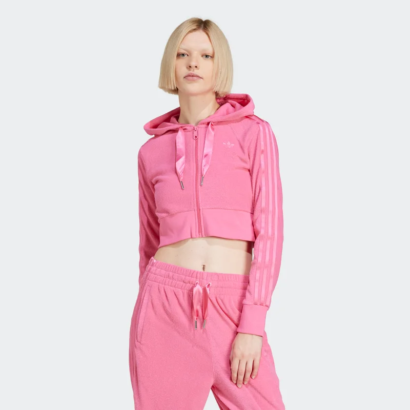 Adidas ADIDAS ORIGINALS FEMME GALORE SHORT FULLZIP HOODIE