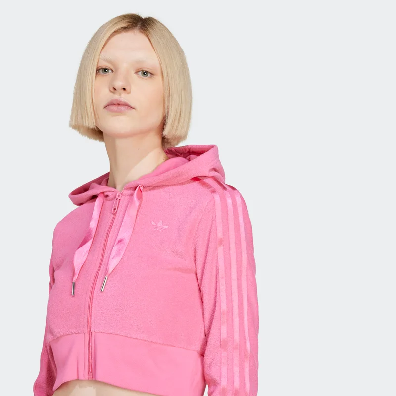 Adidas ADIDAS ORIGINALS FEMME GALORE SHORT FULLZIP HOODIE
